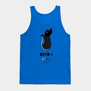 Funny cat Tank Top